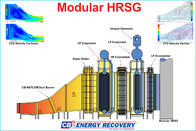 υδραυλωτός λέβητας γεννητριών ατμού διατήρησης σταθερής θερμοκρασίας θερμότητας των αποβλήτων 5T -130T HRSG