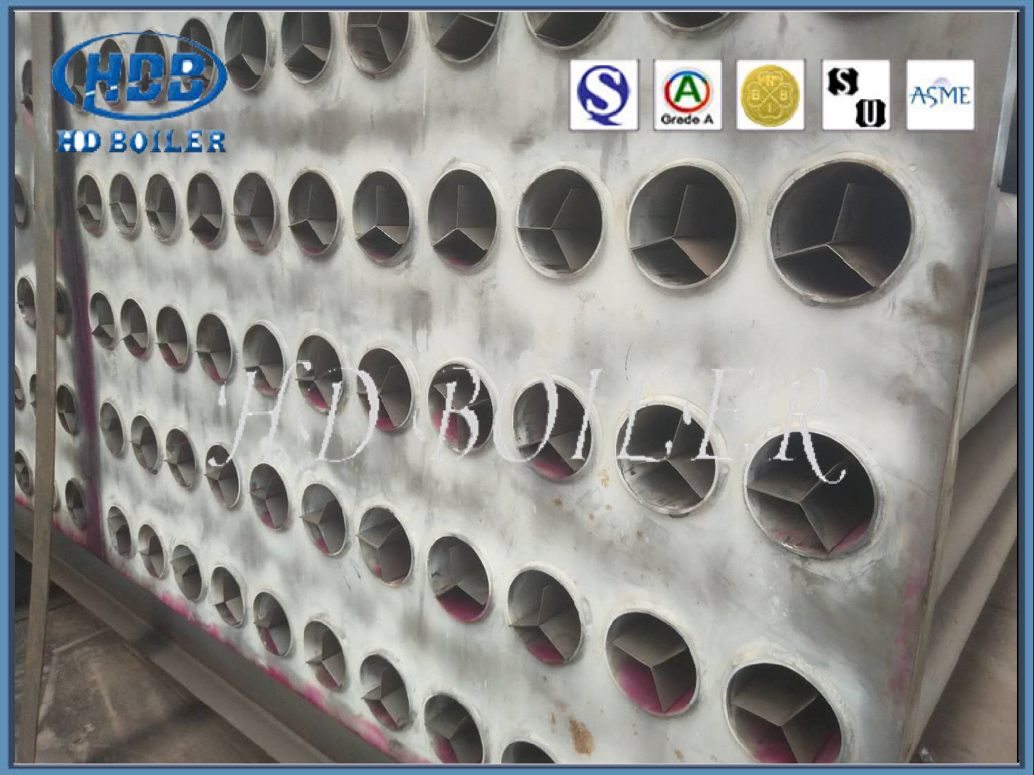 Με λεπτούς τοίχους προθερμαστής αέρα χάλυβα σωληνοειδής για τους με κάρβουνο λέβητες CFB στο σταθμό παραγωγής ηλεκτρικού ρεύματος