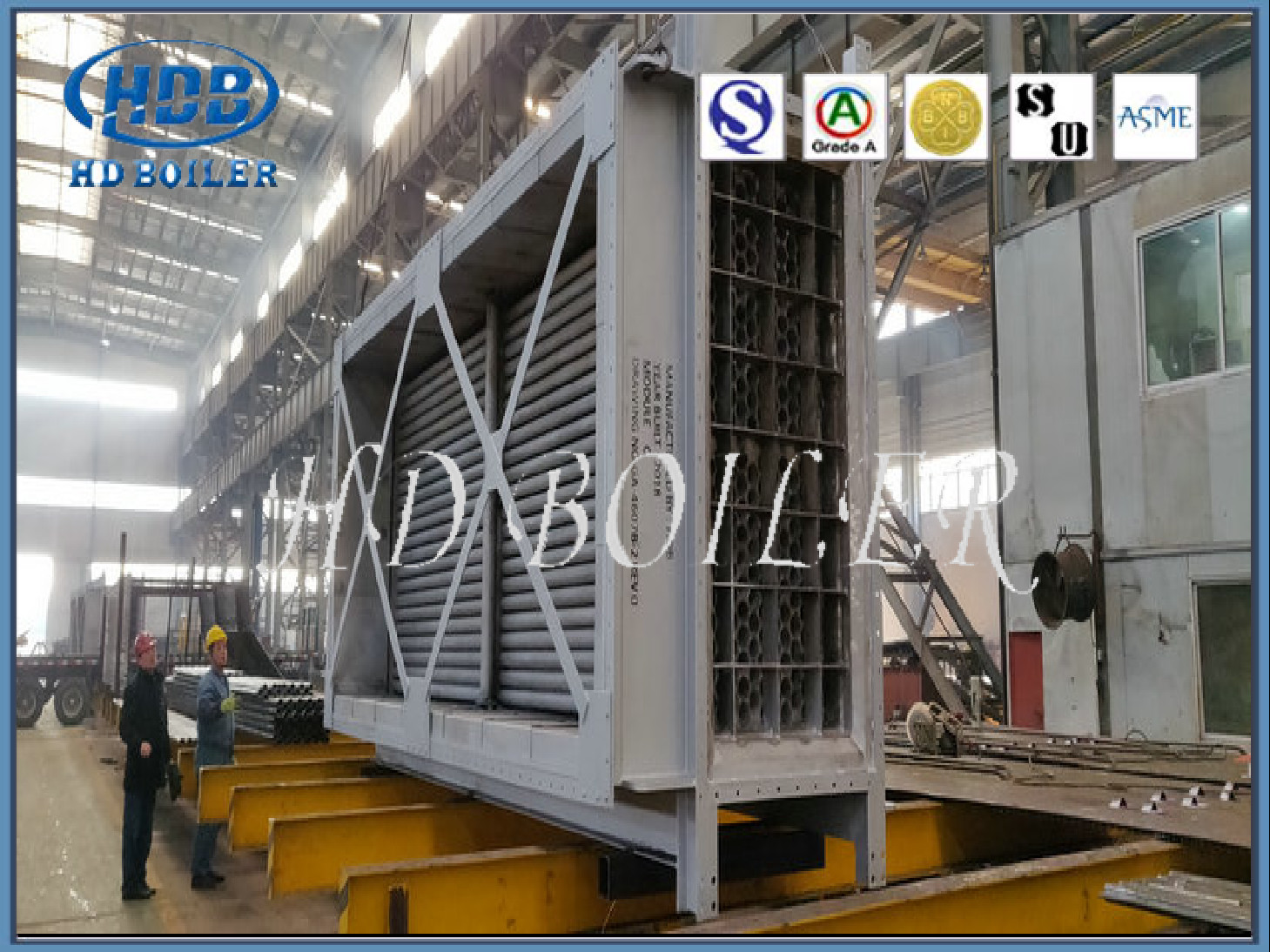 Σωληνοειδής προθερμαστής αέρα λεβήτων για τους λέβητες σταθμών παραγωγής ηλεκτρικού ρεύματος και τους βιομηχανικούς λέβητες